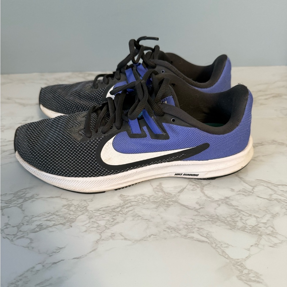 Nike Blue and Black Running Shoes - Women’s 7.5